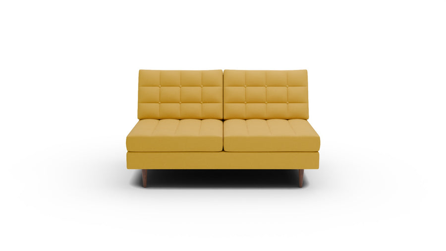 Wallace Armless Loveseat - Sorrento Sunflower
