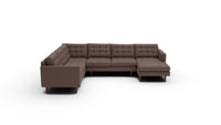 Wallace 130" Corner Sectionals w. Right Chaise - Amigo II Dusk