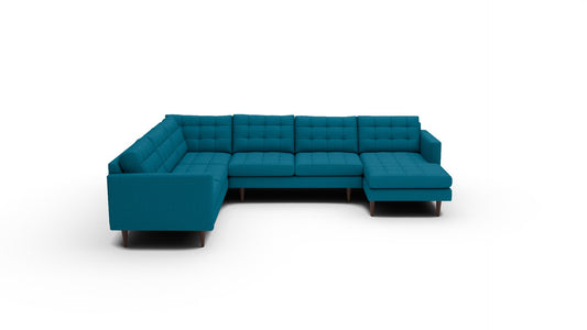 Wallace 130" Corner Sectionals w. Right Chaise - Bennett Peacock