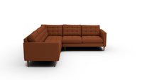 Wallace 102" Corner Sectional - Bellatrix Terracotta