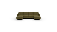 Wallace 126" Double Chaise U Sectional - Amigo II Garden