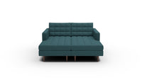 Wallace 66" Double Chaise - Elliot Teal