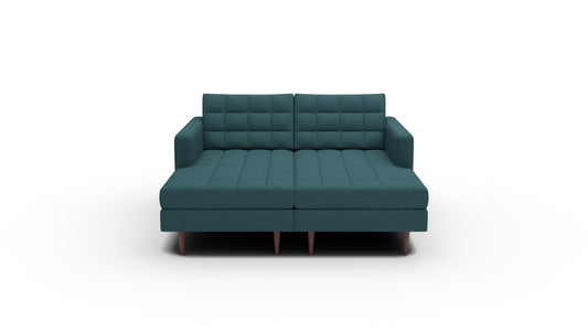 Wallace 66" Double Chaise - Elliot Teal