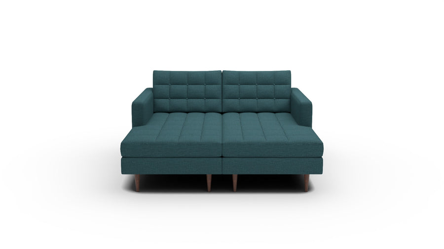 Wallace 66" Double Chaise - Elliot Teal