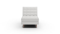 Wallace Leather Armless Chair - Tribeca Chelsea