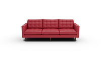 Wallace Leather Estate Sofa — tribeca-scarlet