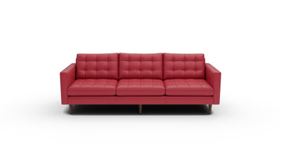 Wallace Leather Estate Sofa — tribeca-scarlet