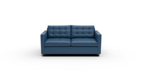 Wallace 74" Leather Queen Sleeper Sofa - Tribeca Cobalt