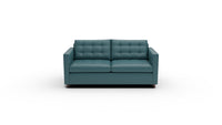 Wallace 74" Leather Queen Sleeper Sofa - Tribeca Lagoon