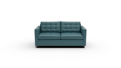 Wallace 74" Leather Queen Sleeper Sofa - Tribeca Lagoon