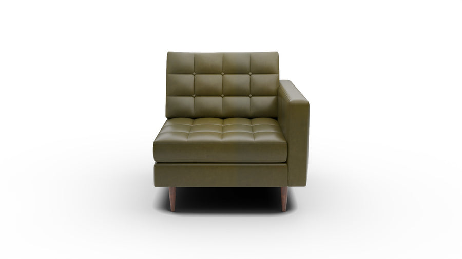 Wallace Leather Raf Chair - Sonoma Moss