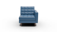 Wallace Leather Raf Chair - Tribeca Cobalt