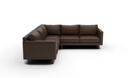 Wallace 102" Leather Untufted Corner Sectional - Cheyenne Arrowshaft