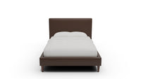 Wallace Leather Untufted Full & Twin Bed — Full — Cheyenne Arrowshaft