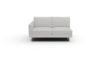 Wallace Leather Untufted Laf Condo Sofa - Tribeca Chelsea