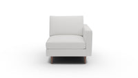 Wallace Leather Untufted Raf Chair - Tribeca Chelsea