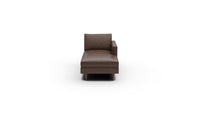 Wallace Leather Untufted Raf Chaise - Cheyenne Arrowshaft