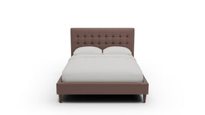 Wallace Tufted King & Queen Bed - Queen Amigo II Dusk