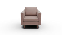 Wallace 34" Untufted Arm Chair - Amigo II Dusk