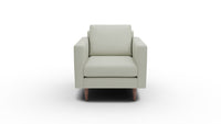 Wallace 34" Untufted Arm Chair - Amigo II Sage