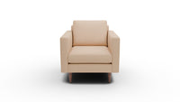 Wallace 34" Untufted Arm Chair - Elliot Sunflower