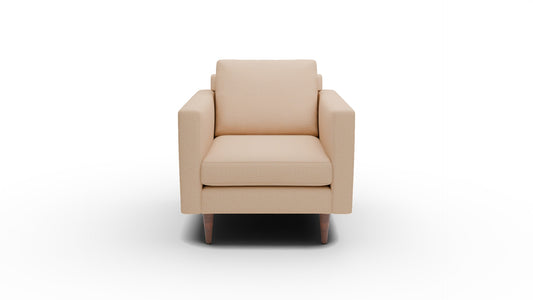 Wallace 34" Untufted Arm Chair - Elliot Sunflower