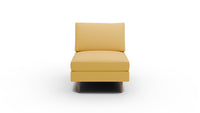 Wallace Untufted Armless Chair - Sorrento Sunflower