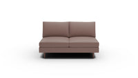 Wallace Untufted Armless Loveseat - Amigo II Dusk