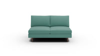 Wallace Untufted Armless Loveseat - Dream Forest
