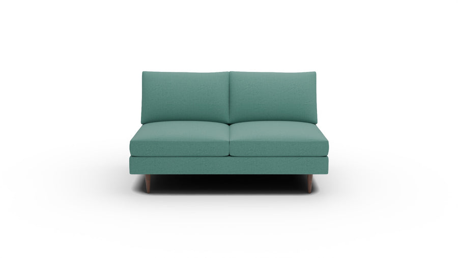 Wallace Untufted Armless Loveseat - Dream Forest