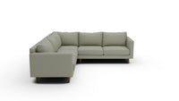 Wallace 102" Untufted Corner Sectional - Amigo II Sage