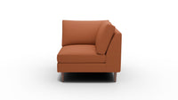 Wallace Untufted Corner Unit - Bellatrix Terracotta