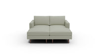 Wallace 66" Untufted Double Chaise - Amigo II Sage