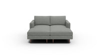Wallace 66" Untufted Double Chaise - Curious Evergreen