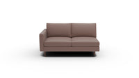 Wallace Untufted Laf Condo Sofa - Amigo II Dusk