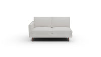 Wallace Untufted Laf Condo Sofa - Camila Oyster