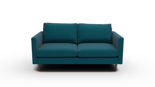 Wallace 69" Untufted Loveseat - Superb Peacock