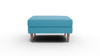 Wallace Untufted Ottoman - Bennett Peacock
