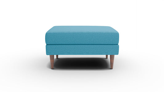 Wallace Untufted Ottoman - Bennett Peacock