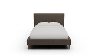 Wallace Untufted King & Queen Bed — Queen — Dream Chocolate