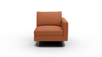 Wallace Untufted Raf Chair - Bellatrix Terracotta