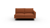 Wallace Untufted Raf Condo Sofa - Bellatrix Terracotta