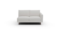 Wallace Untufted Raf Condo Sofa - Camila Oyster