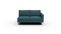 Wallace Untufted Raf Condo Sofa - Elliot Teal