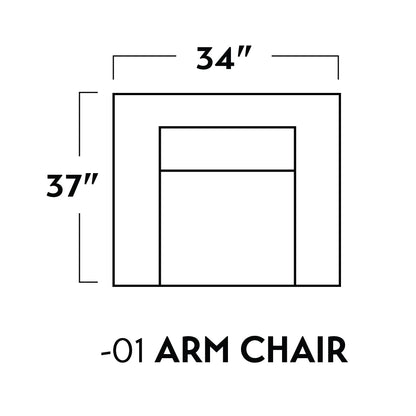 Wallace 52" Chair 1/2 -