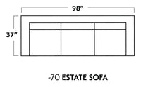 Wallace 98" Estate Sofa -