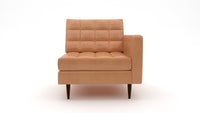 Wallace Leather Raf Chair - Hudson Lager