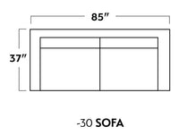 Wallace 85" Sofa -