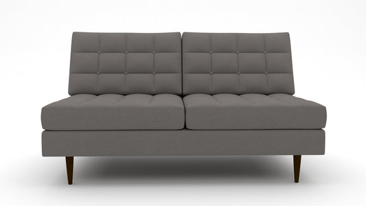 Wallace Armless Loveseat - Peyton Slate
