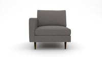 Wallace Untufted Laf Chair - Peyton Slate